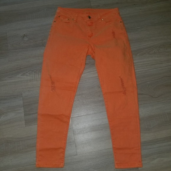 michael kors jeans orange